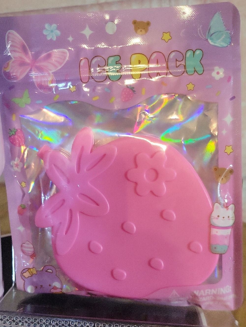 Kawaii Pink Tumbler And Ice Pack - Picture 3 of 11